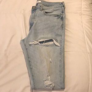 PacSun distressed stacked skinny jeans